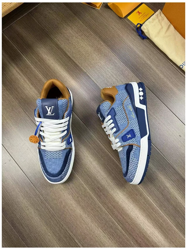루이비통 베벌리 힐스 스니커즈 블루 상세 이미지 3