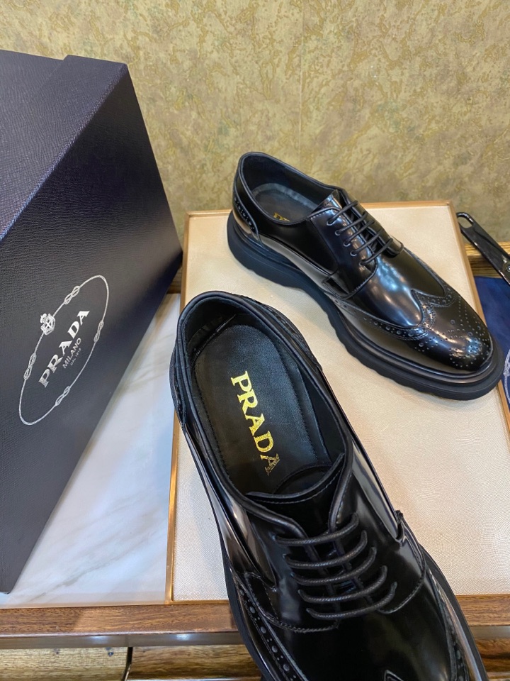 프라다 에어솔 더비 슈즈 구두 상세 이미지 3