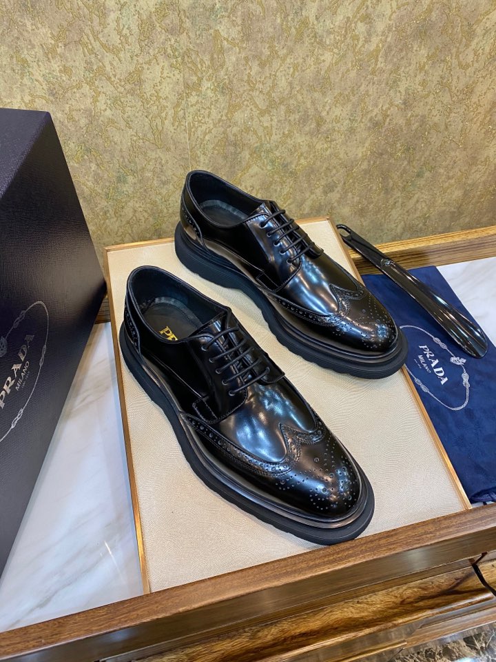 프라다 에어솔 더비 슈즈 구두 상세 이미지 6