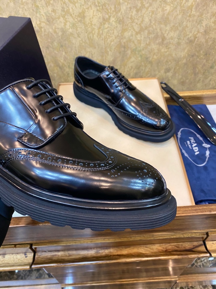 프라다 에어솔 더비 슈즈 구두 상세 이미지 9