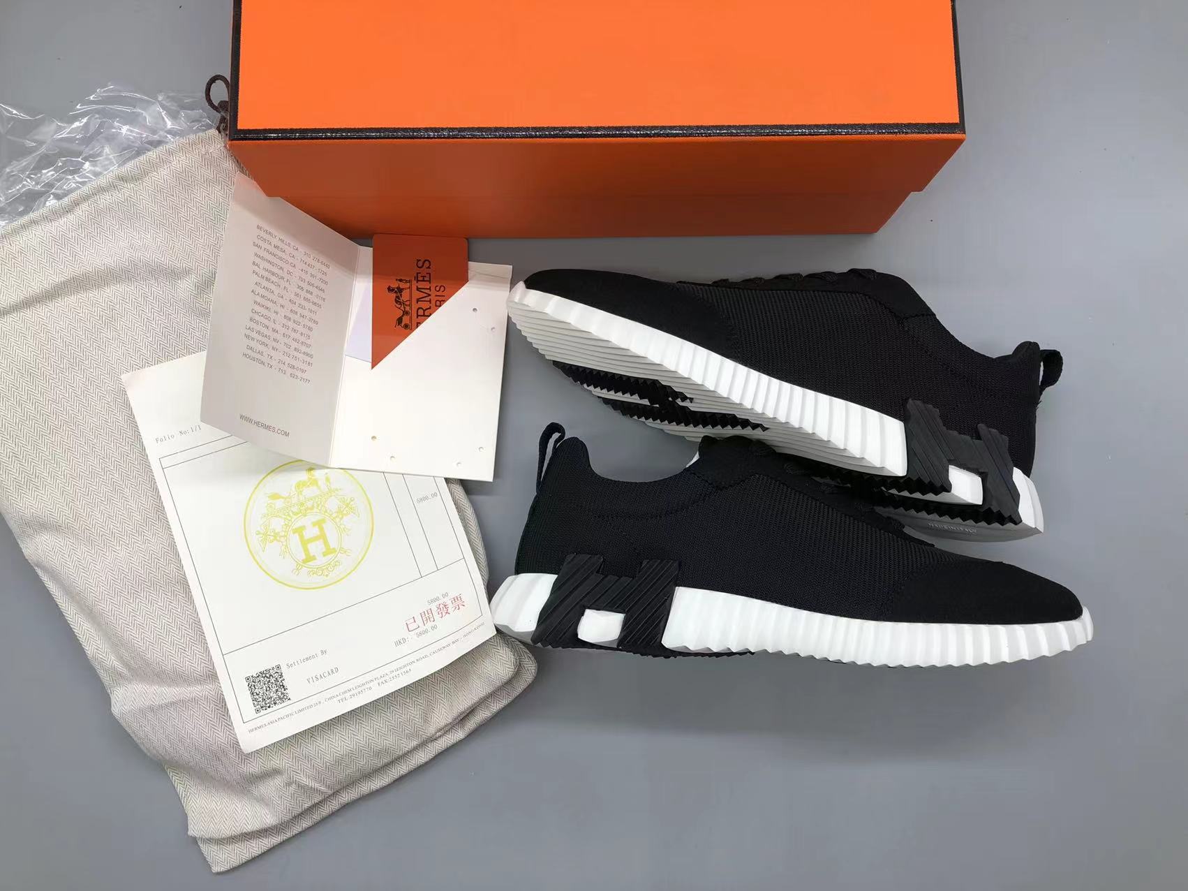 에르메스 바운싱 스니커즈 블랙 상세 이미지 2
