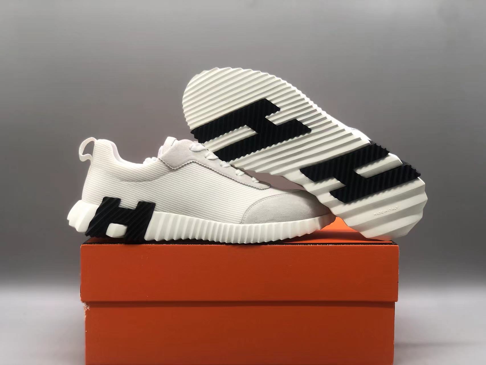 에르메스 바운싱 스니커즈 화이트/블랙 상세 이미지 6