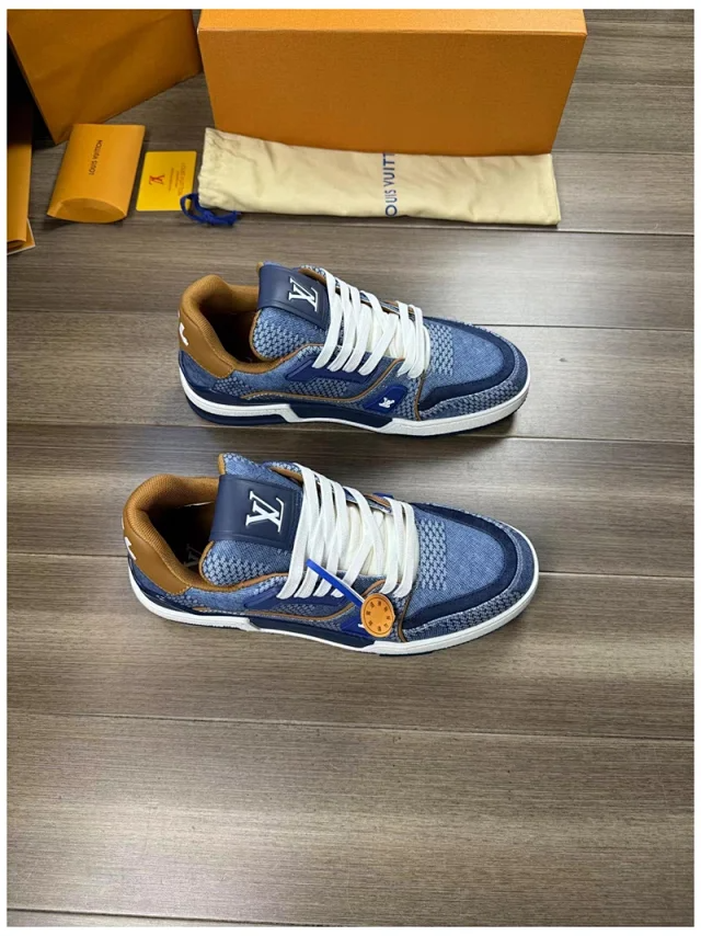 루이비통 베벌리 힐스 스니커즈 블루 상세 이미지 4