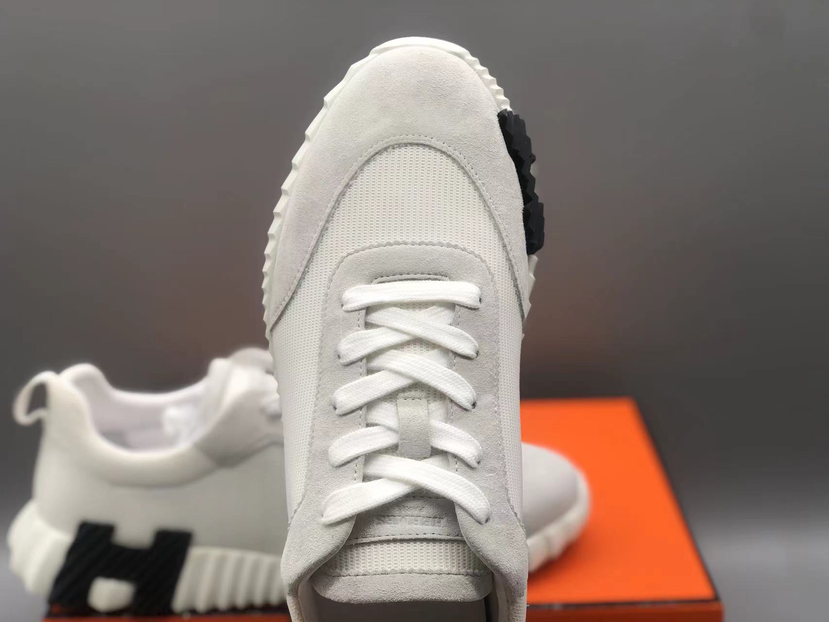 에르메스 바운싱 스니커즈 화이트/블랙 상세 이미지 8