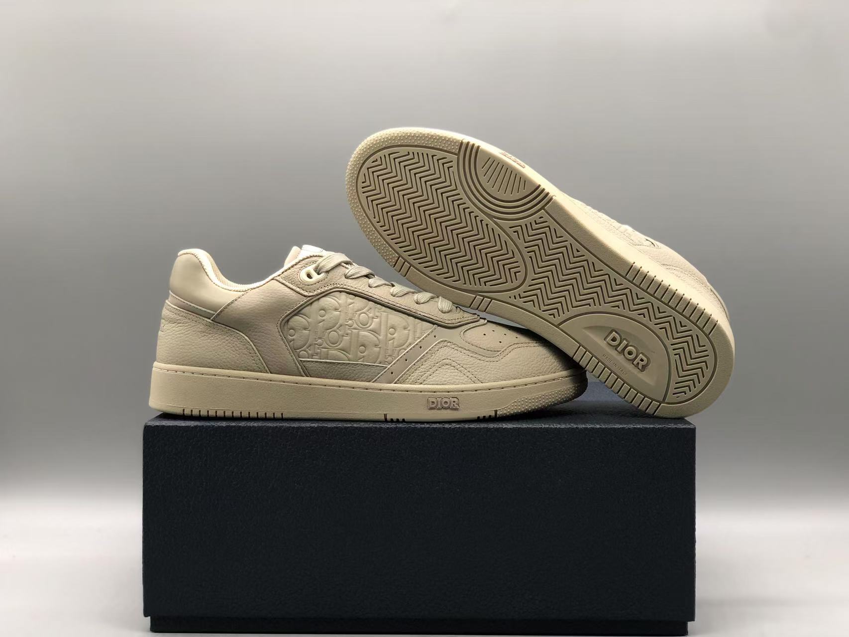 디올 B27 로우탑 스니커즈 베이지 상세 이미지 6