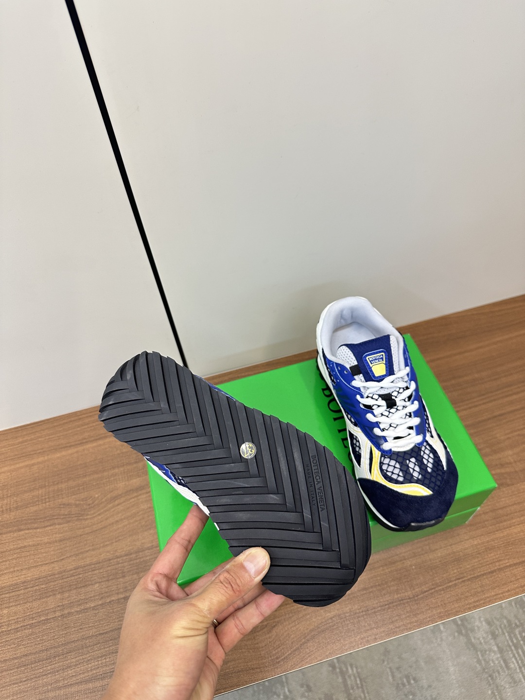 보테가베네타 오르빗 스니커즈 블루 상세 이미지 7