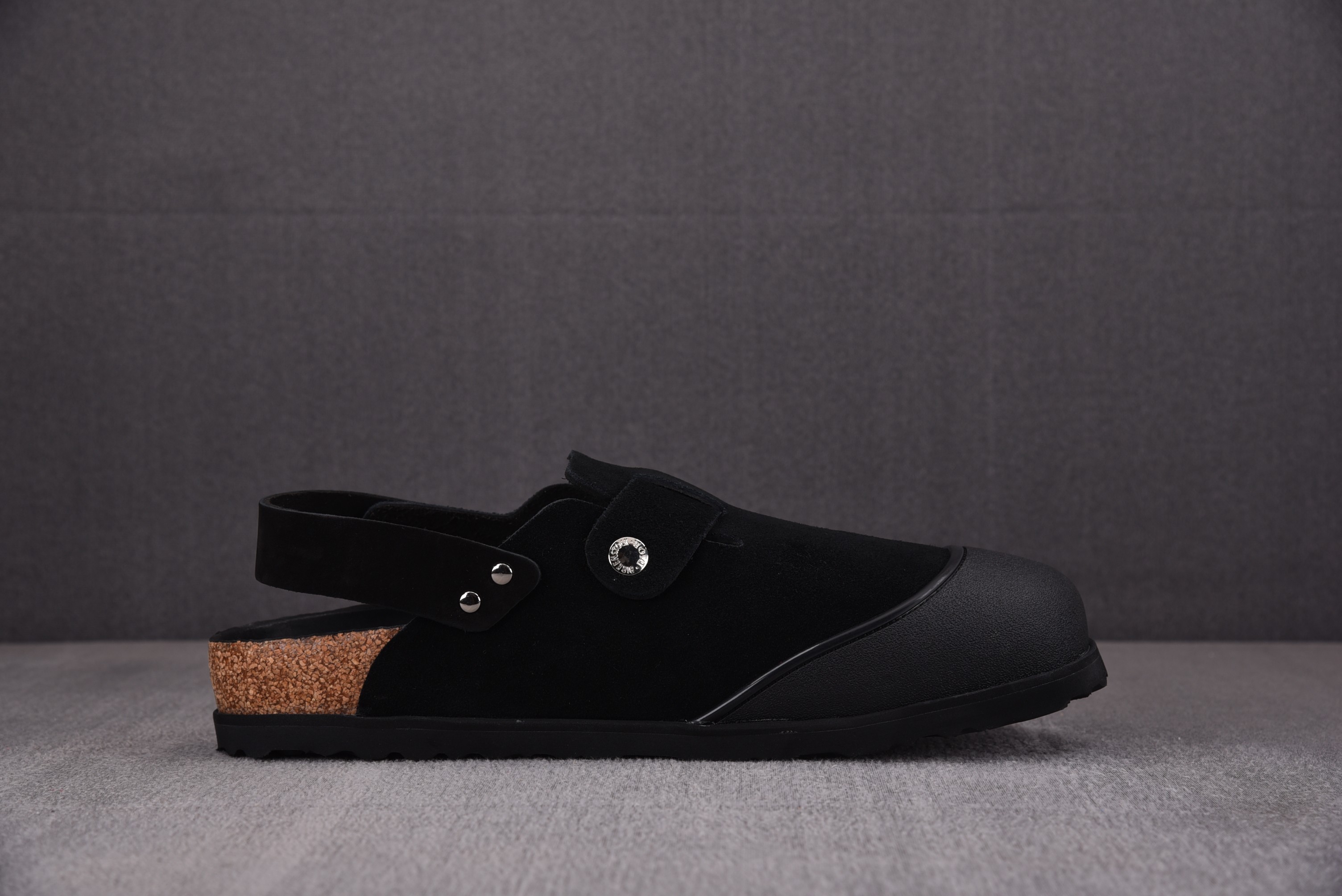 디올 x 버켄스탁 토키오 뮬 펠트 울 누벅 카프스킨 블랙 상세 이미지 2