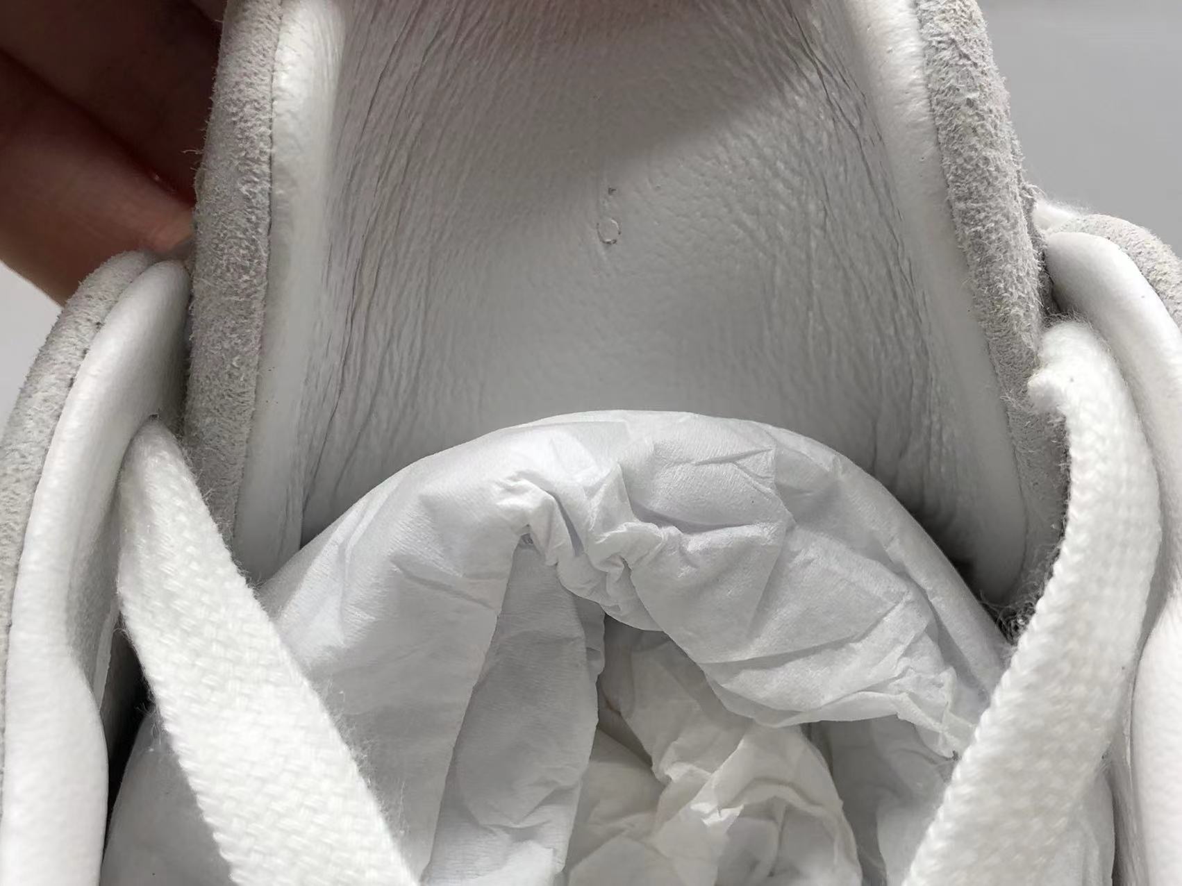 에르메스 바운싱 스니커즈 화이트 고트스킨 & 블랑 상세 이미지 9