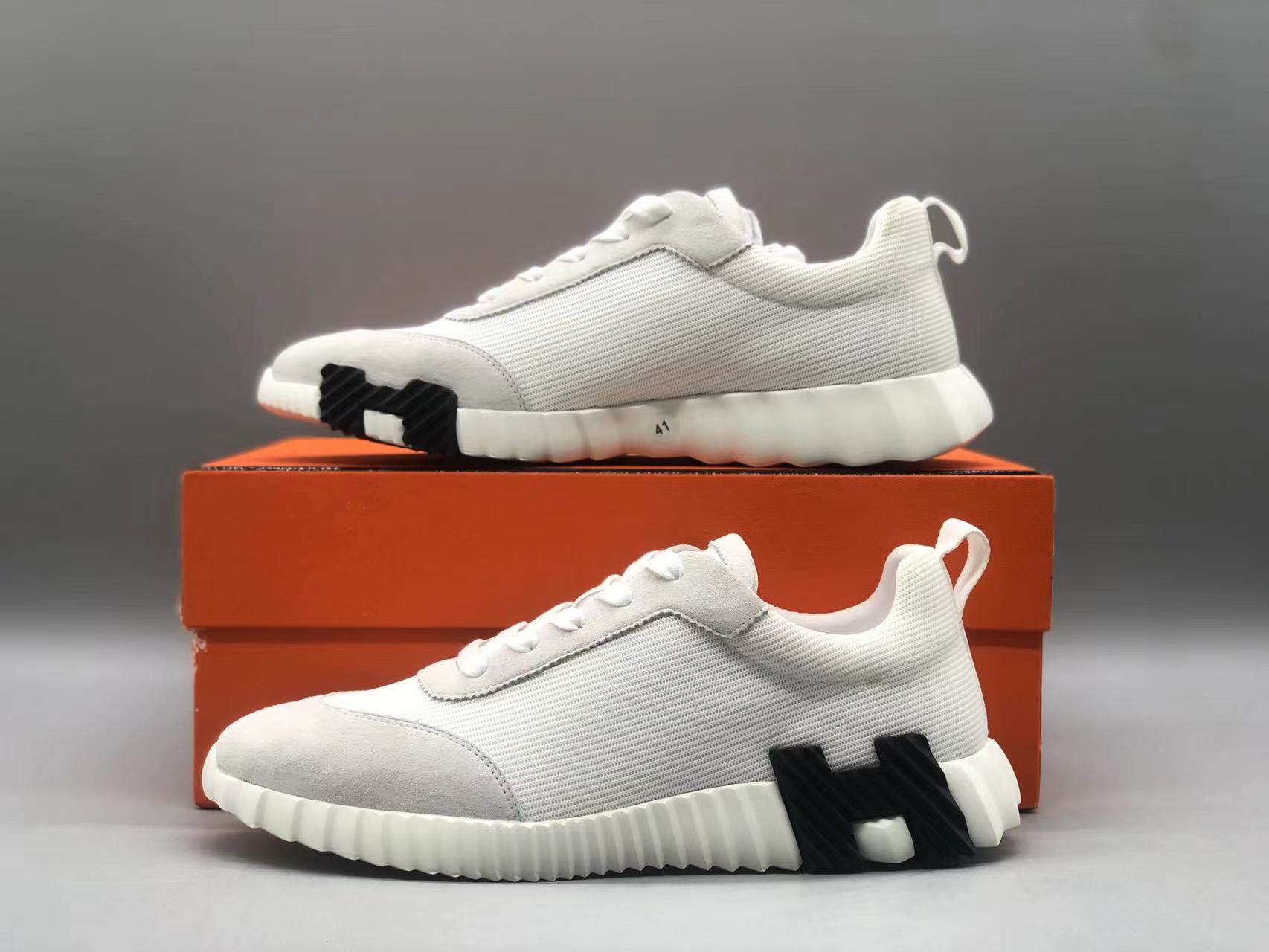 에르메스 바운싱 스니커즈 화이트/블랙 상세 이미지 4