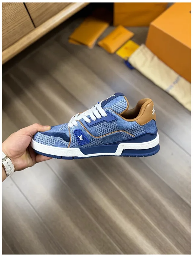 루이비통 베벌리 힐스 스니커즈 블루 상세 이미지 9