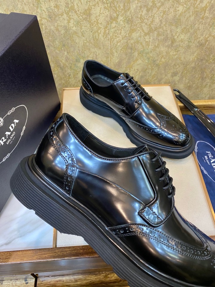 프라다 에어솔 더비 슈즈 구두 상세 이미지 2