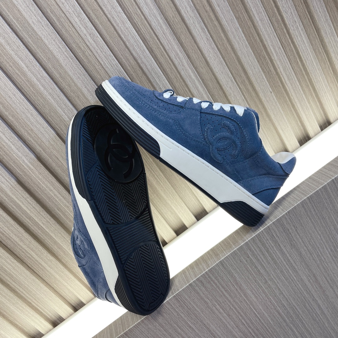 샤넬 카프스킨 & 데님블루 스니커즈 상세 이미지 3