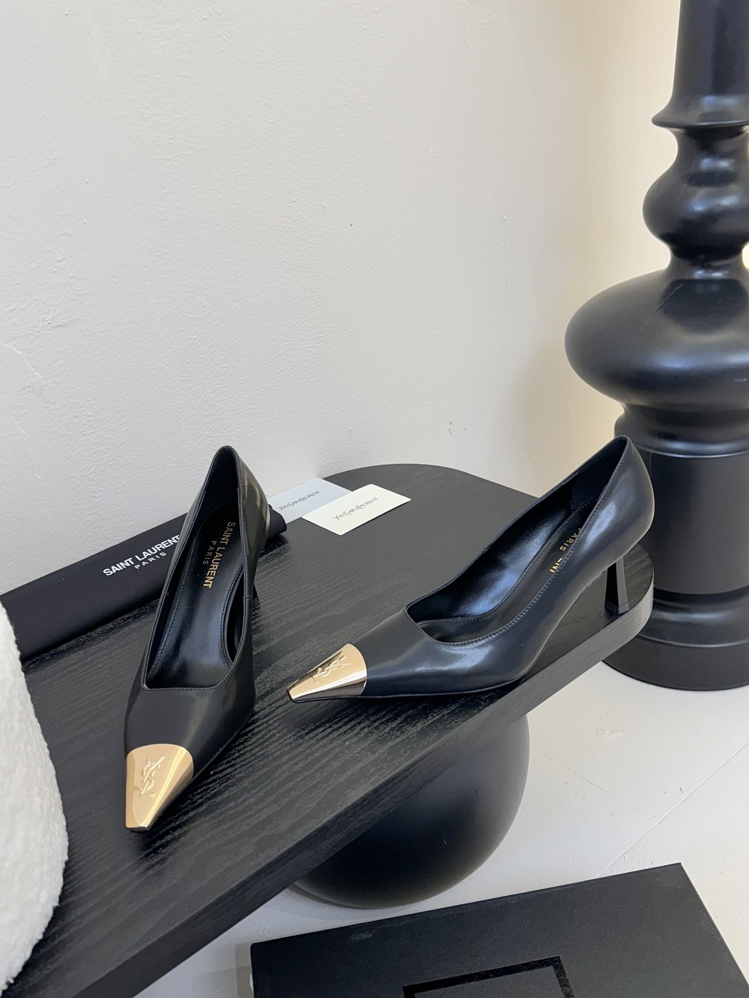 생로랑 슬링백 펌프스 스무스 가죽 상세 이미지 9