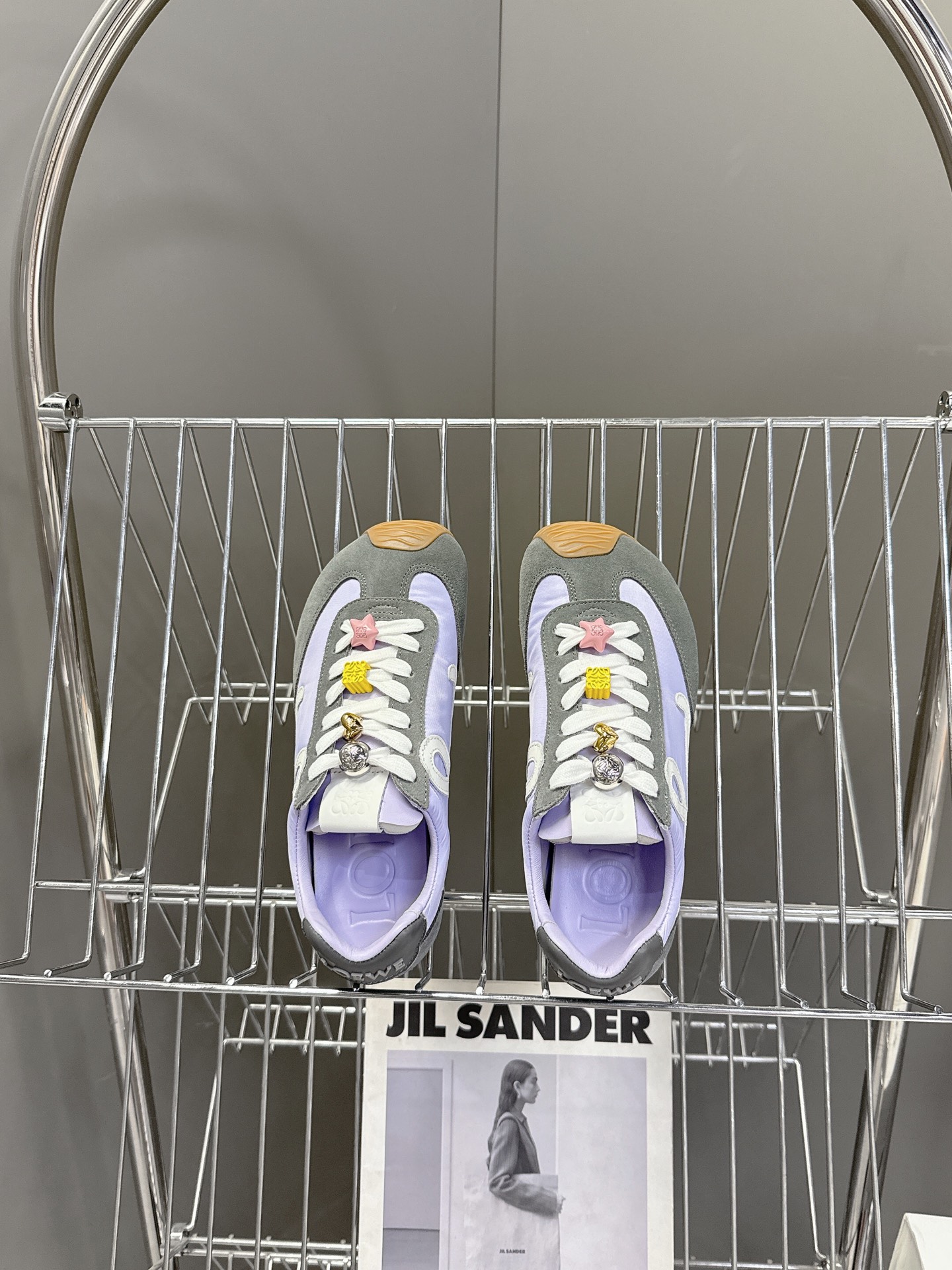 로에베 발레 러너 2.0 스웨이드 스니커즈 퍼플 상세 이미지 7