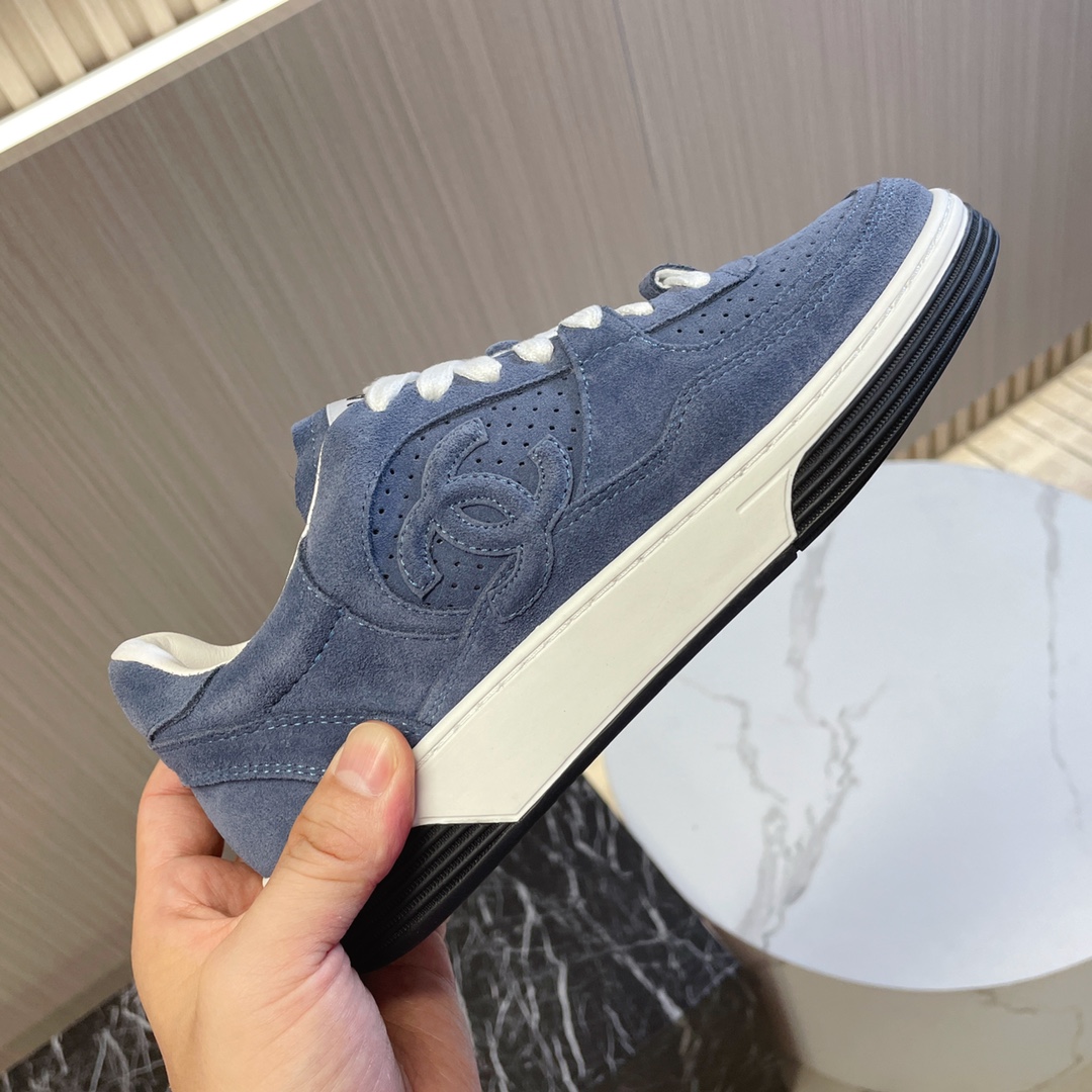 샤넬 카프스킨 & 데님블루 스니커즈 상세 이미지 1