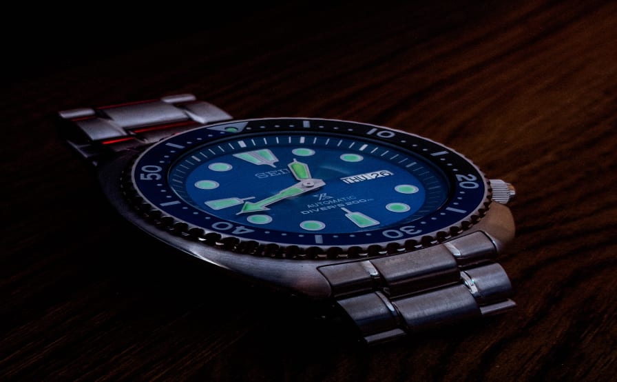 Second Hour The Gin Clear MkII Pastel Blue Uhr