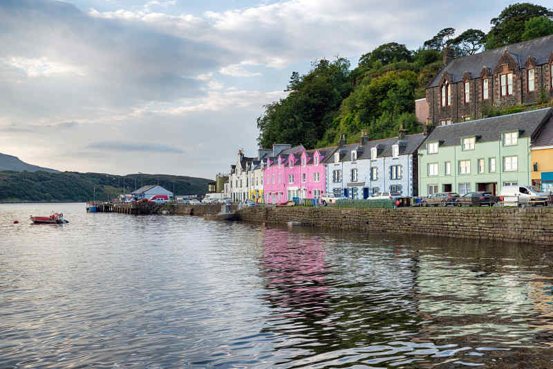 Portree on Isle of Skye, Scotland