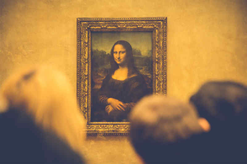 Mona Lisa at the Louvre, Paris