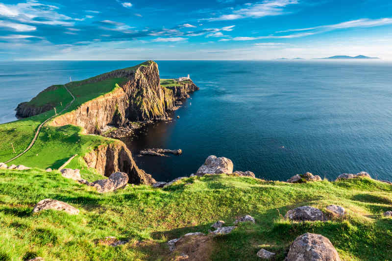 Neist Point on Isle of Skye, Scotland