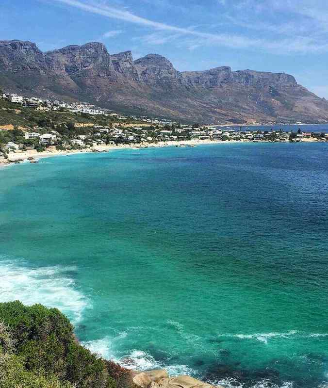 Camps Bay Beach in Cape Town, South Africa