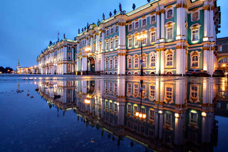 Winter Palace in St. Petersburg, Russia