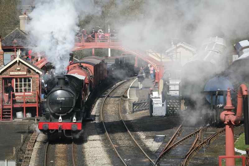 Goathland Railway Station in Yorkshire, England