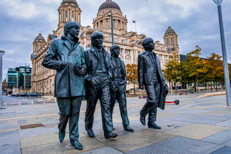 The Beatles Statue in Liverpool, England