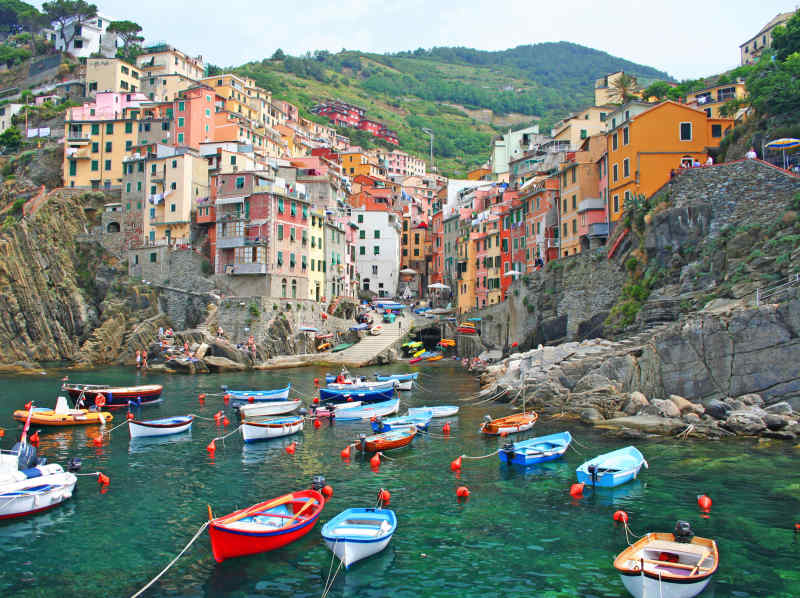 Riomaggiore in Cinque Terre, Italy