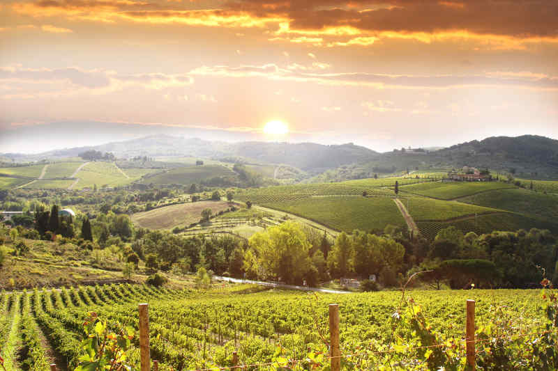 Chianti Wine Region in Tuscany, Italy