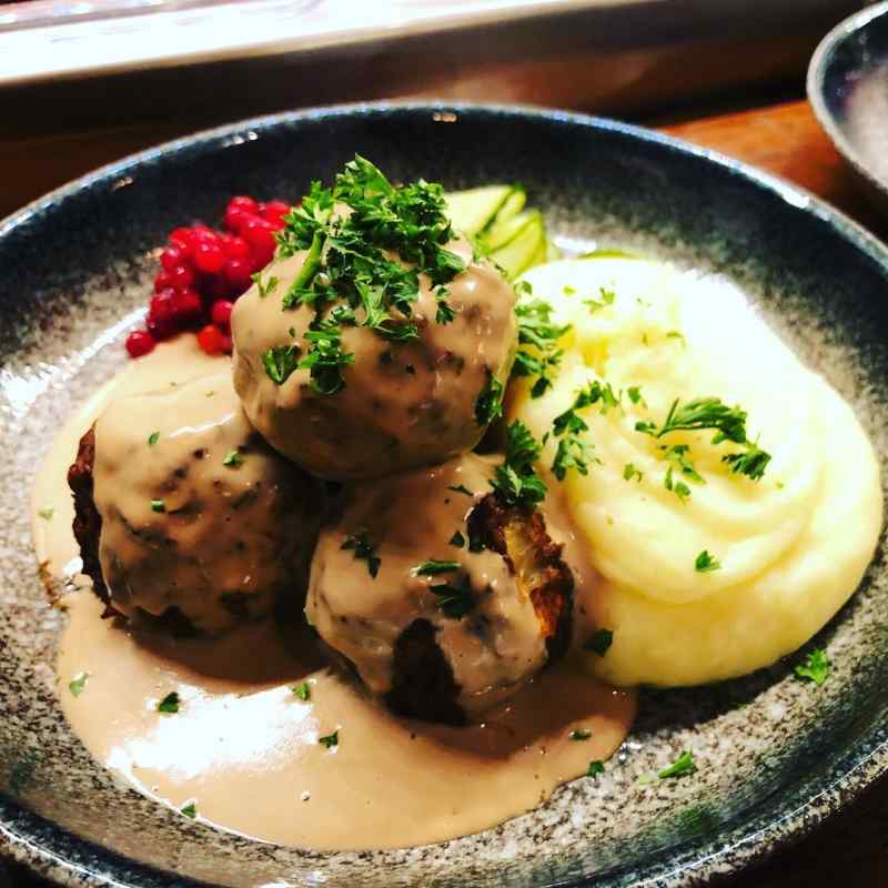 Swedish Meatballs from Restaurang Brinken in Stockholm