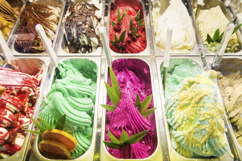 Gelato in Italy