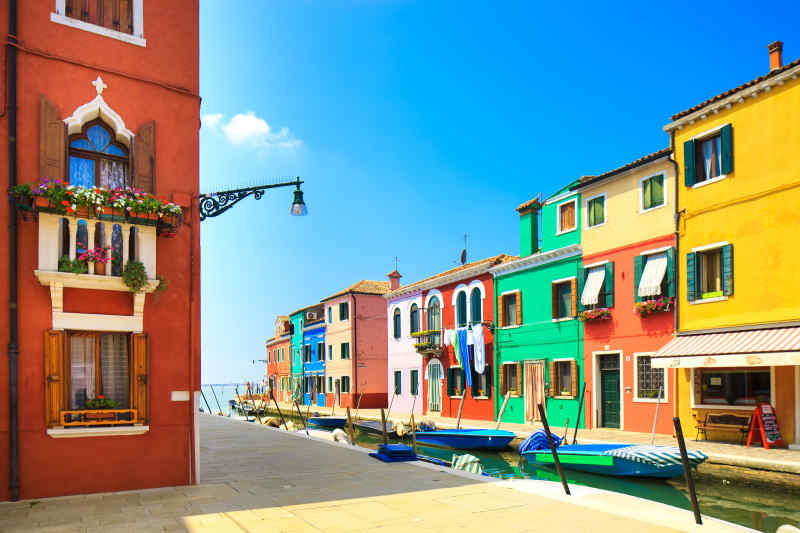 Burano near Venice, Italy