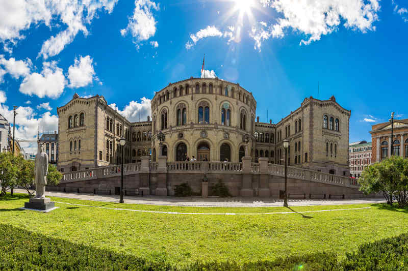 Oslo, Norway Parliament Building