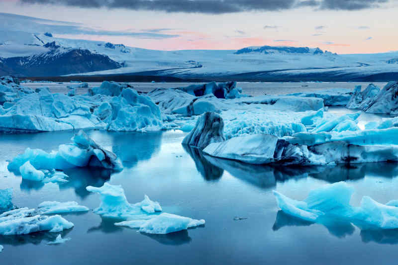 North of the Wall Filming Location: Jökulsárlón, Iceland 