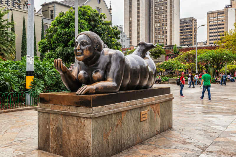 Sculpture in Plaza Botero