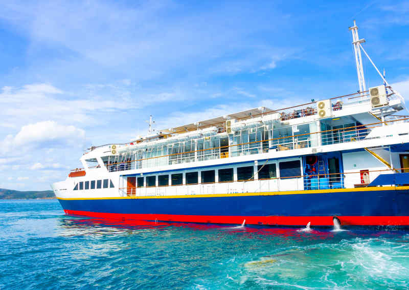 High speed ferry in Greece