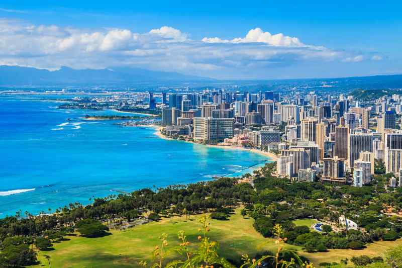 View of Honolulu