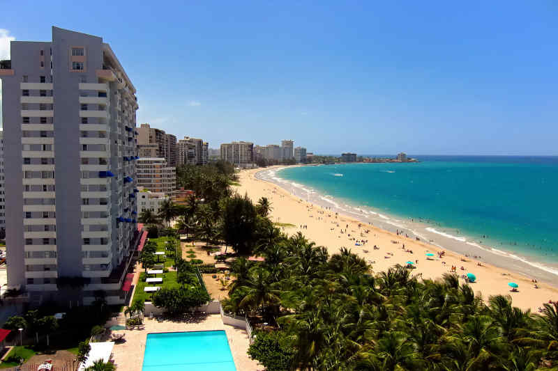 Isla Verde Beach in San Juan