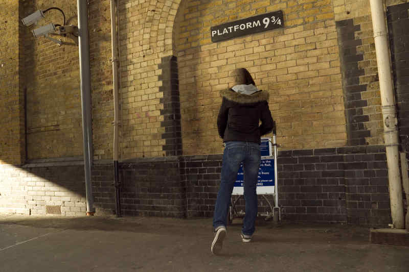 Kings Cross Station in London, England