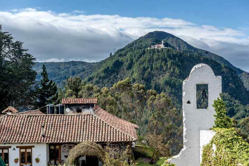 View from highest point in Monserrate