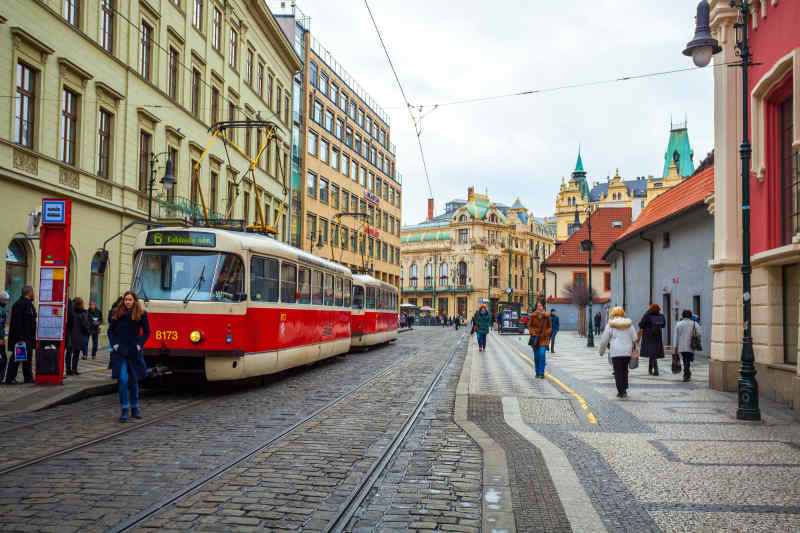 Tram in Prague