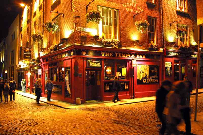 The Temple Bar in Dublin