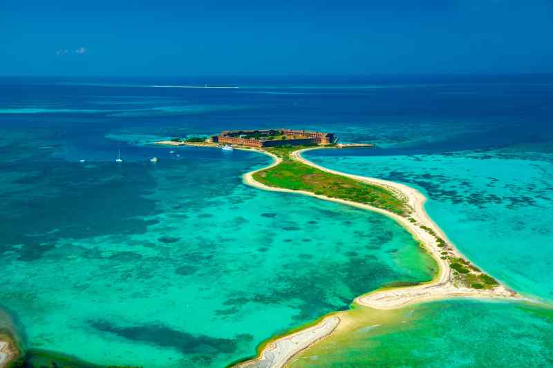 Dry Tortugas National Park in Key West, Florida