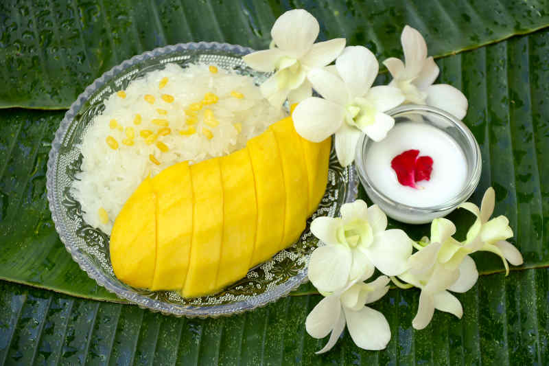 Mango with sticky rice