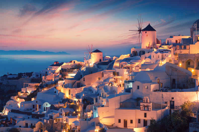 Santorini at Sunset