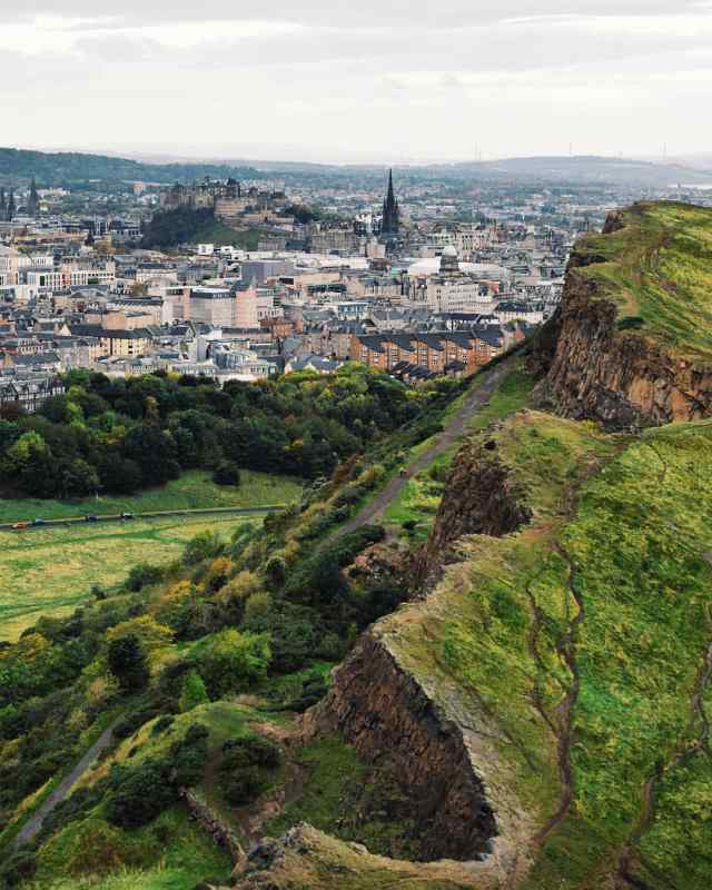 Arthur's Seat in Edinburgh, Scotland