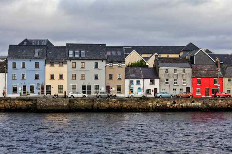 The seaside town of Galway, Ireland.