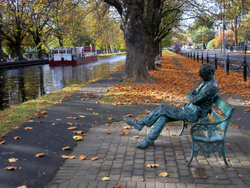 The Grand Canal in Dublin, Ireland