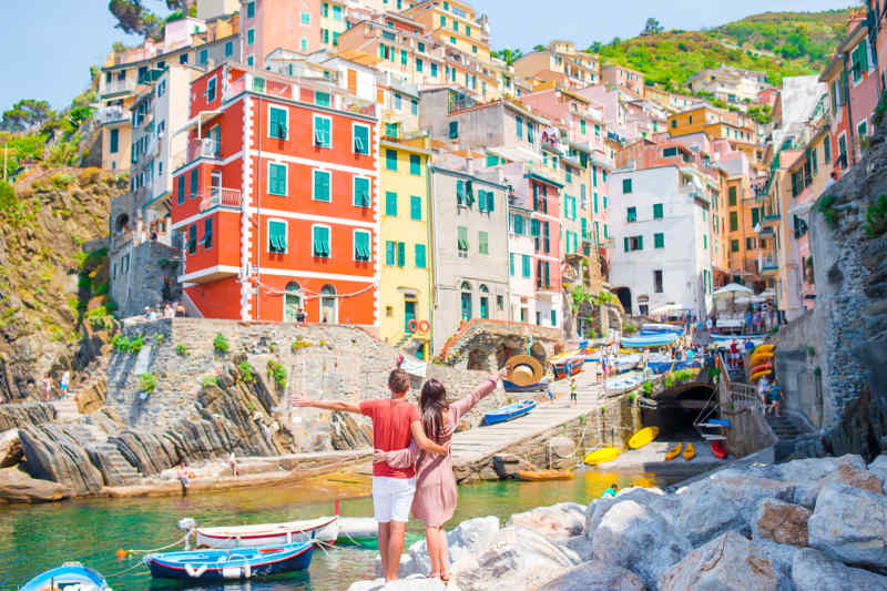 Cinque Terre, one of the best places for an Italy honeymoon