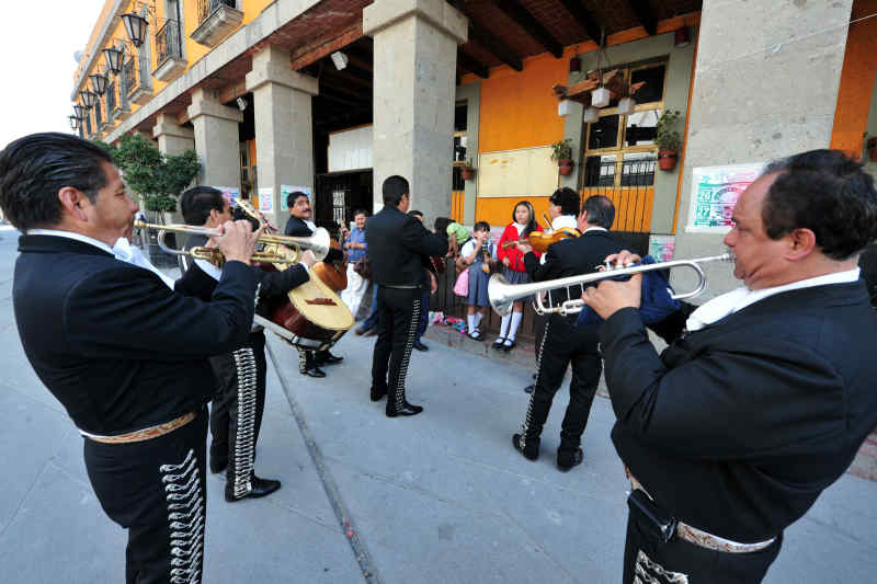 Mariachi band at Plaza Garibaldi